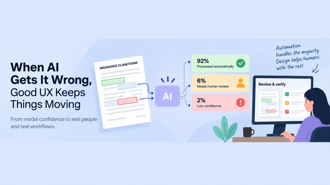 Designing for When AI Gets It Wrong: The UX of Human-in-the-Loop Systems