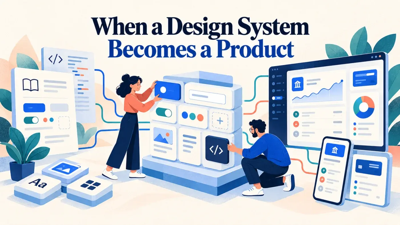 When a Design System Becomes a Product: What Leading an Enterprise Design System Taught Me About Designing for the People Who Build Products